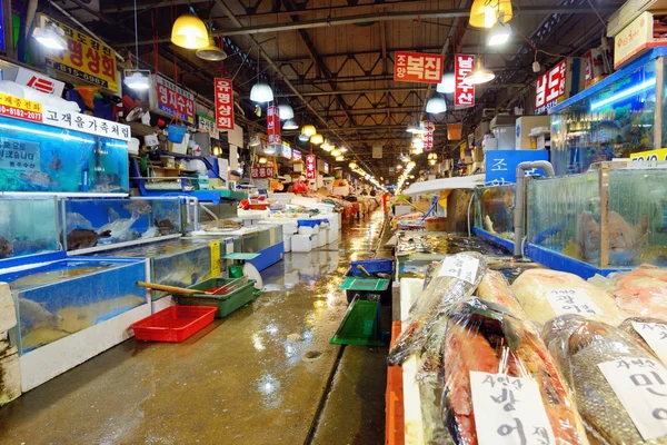 Noryangjin Pesca Mercado mayorista — Foto de Stock