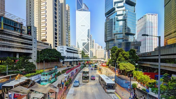 Hong kong stad scène — Stockfoto