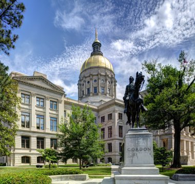 Georgia State capitol clipart