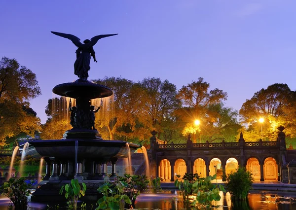 Bethesda Terrace in Central park — Stock Photo, Image