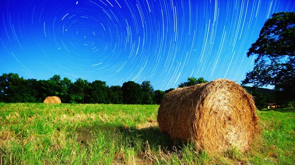 Tierras agrícolas y estrellas —  Fotos de Stock