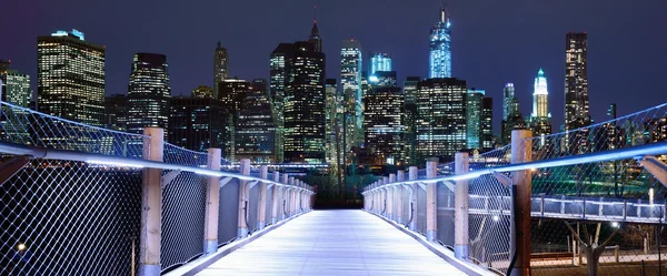 Pasarela Brooklyn Bridge Park — Foto de Stock