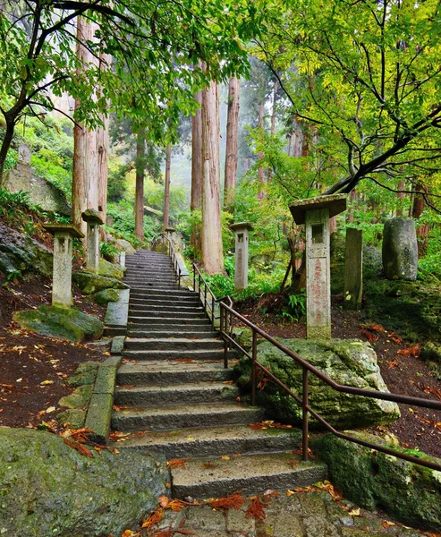 Sentiero del tempio di montagna — Foto Stock