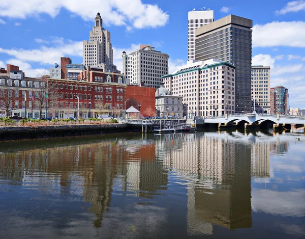 Voorzienigheid, rhode island skyline — Stockfoto