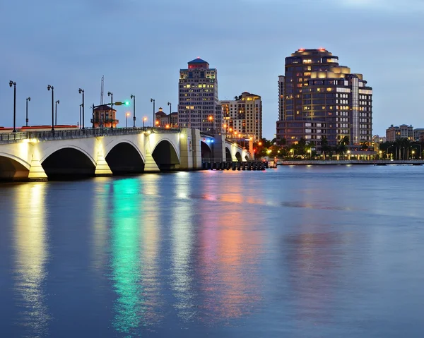 West Palm Beach Skyline —  Fotos de Stock