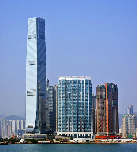 Гонконгский городской пейзаж — стоковое фото