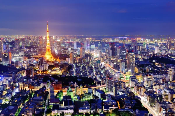 Skyline di Tokyo — Foto Stock