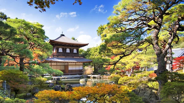 Tempio di Ginkaku-ji in Kyoto — Foto Stock