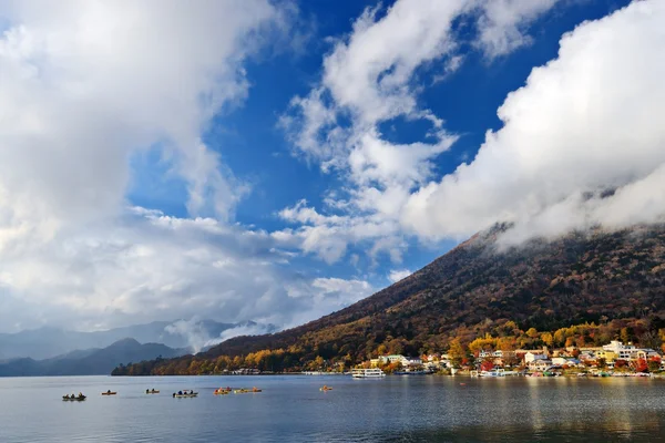 Lago chuzenji no japão — Fotografia de Stock