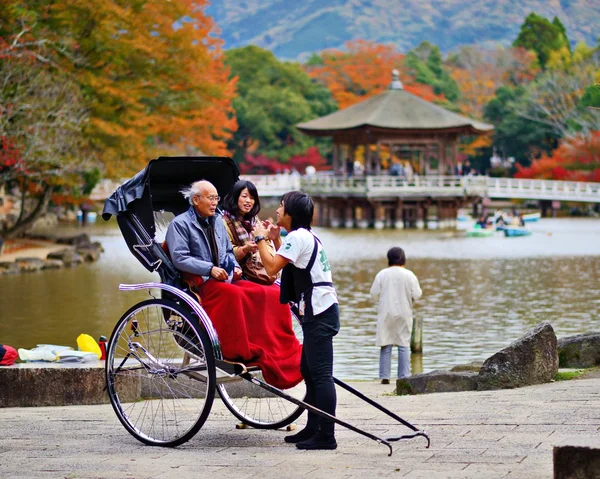 Rickshaw en Nara, Japón — Foto de Stock