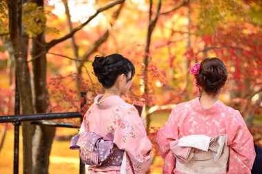 sonbaharda yapraklar Kyoto