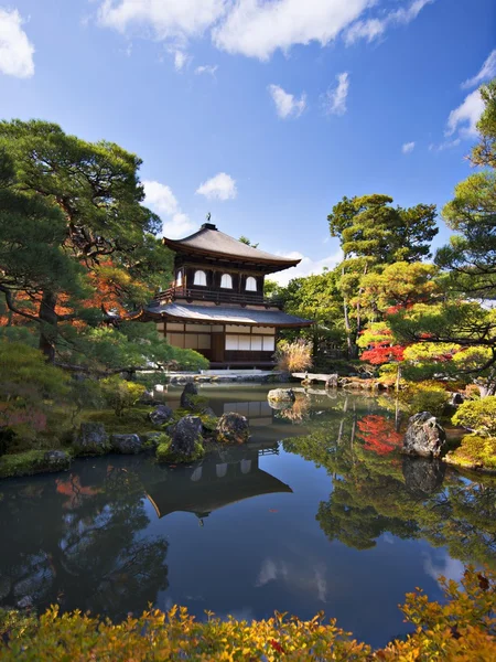 Templo Ginkaku-ji en Kyoto — Foto de Stock