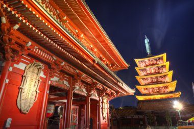 Tokyo Senso-ji kapısı