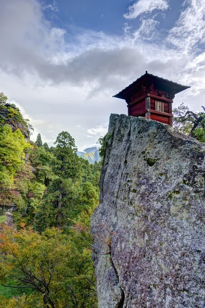 Yamadera horský chrám — Stock fotografie