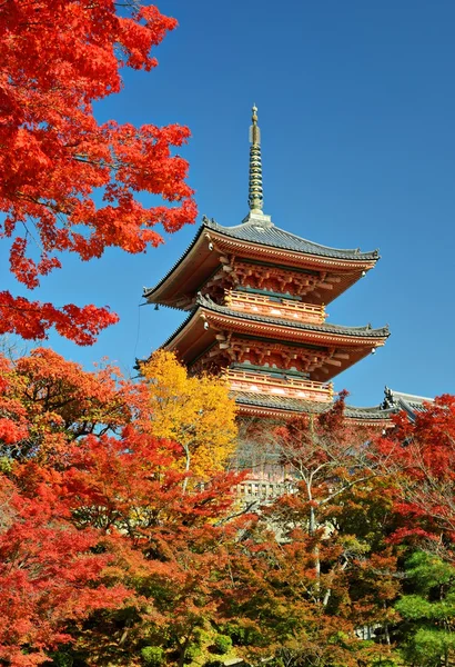 Pagoda Kiyomizu-dera — Zdjęcie stockowe