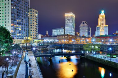 Şehir merkezindeki providence, rhode Island