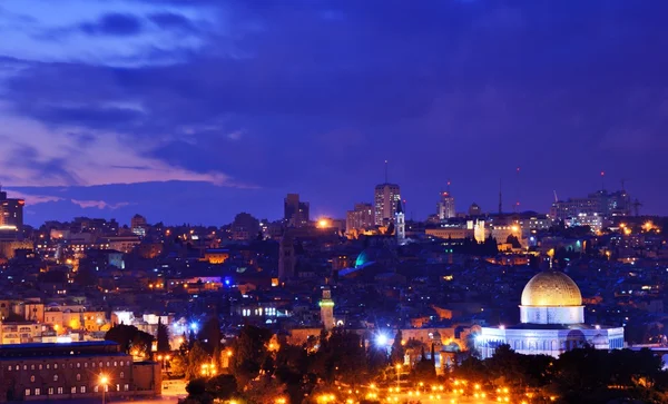 Staré panorama města Jeruzalém — Stock fotografie