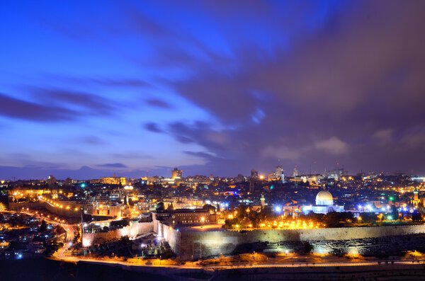 Jerusalem Old City Skyline