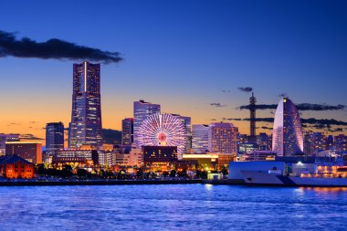 Yokohama, Japan Cityscape clipart