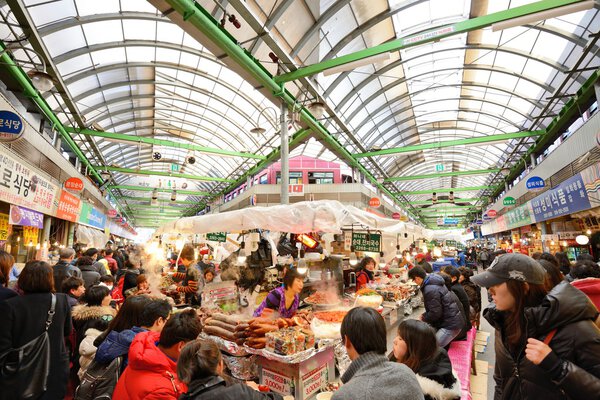 Gwangjang Market in Seoul