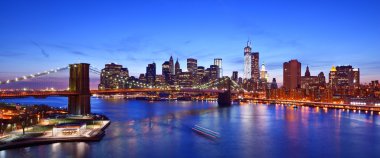 New York şehrinin silüeti