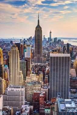 New york şehri alacakaranlıkta