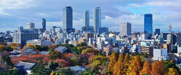 Nagoya Japão Skyline — Fotografia de Stock