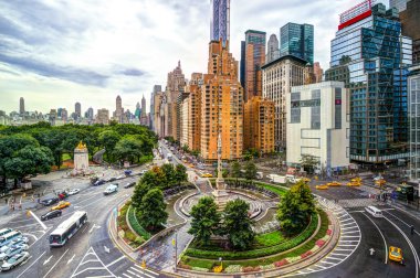 New York Columbus Circle clipart