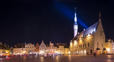 Tallinn, Estonya Şehir Meydanı