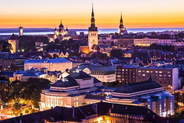 Tallinn Estland skyline — Stockfoto