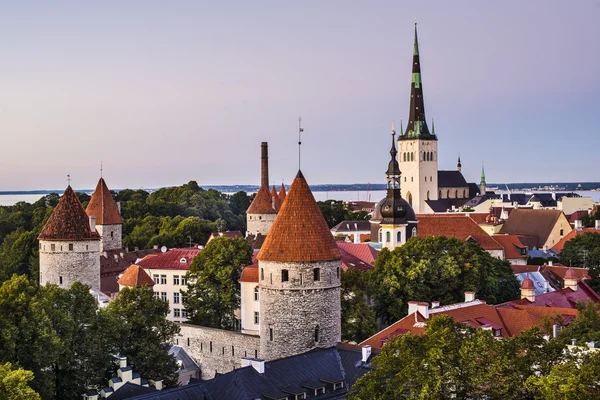 Таллиннская эстонская Skyline — стоковое фото