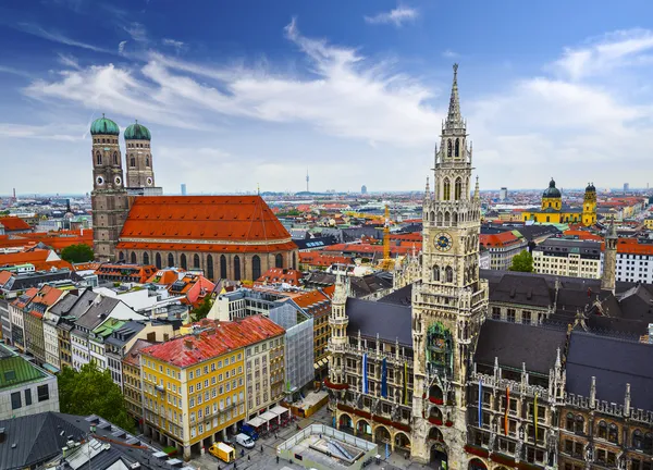 Münchner Skyline — Stockfoto