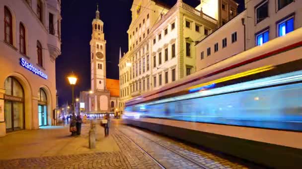 Augsburg deutschland — Stockvideo