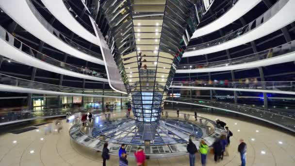 Reichstag Palazzo del Parlamento tedesco — Video Stock