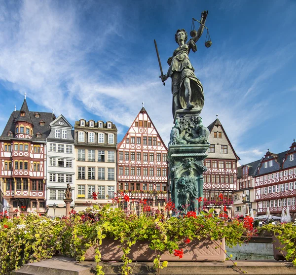 Frankfurt Tyskland gamla staden — Stockfoto