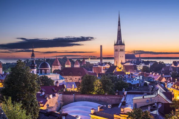 Tallinn Estonia Skyline — Stock Photo, Image