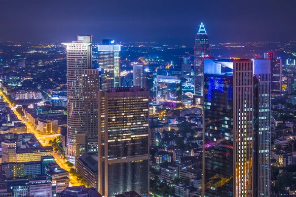 Frankfurt Almanya cityscape — Stok fotoğraf