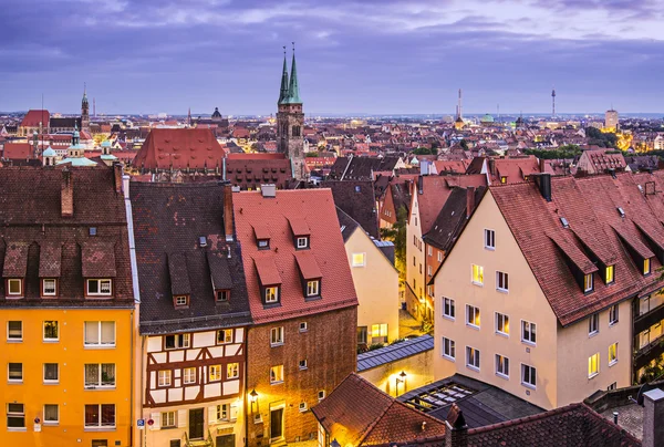 Nuremberg Skyline – stockfoto