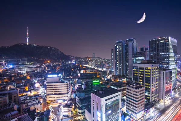 Сеульский горизонт — стоковое фото