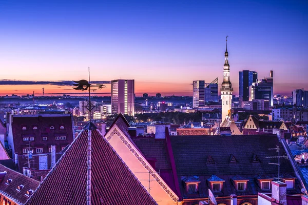 Skyline von Tallinn Estland — Stockfoto