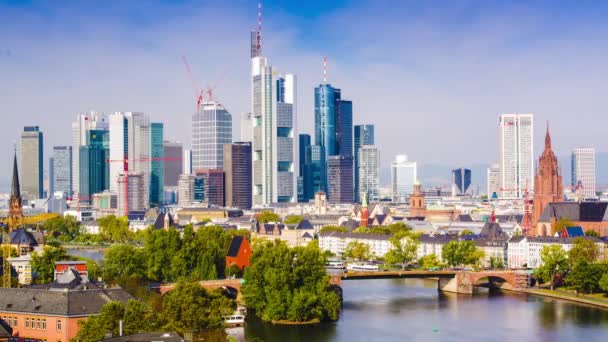 Frankfurt, Duitsland — Stockvideo