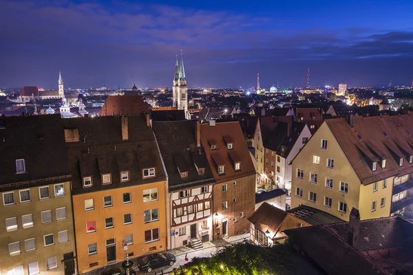 Panoramę miasta Norymberga — Zdjęcie stockowe