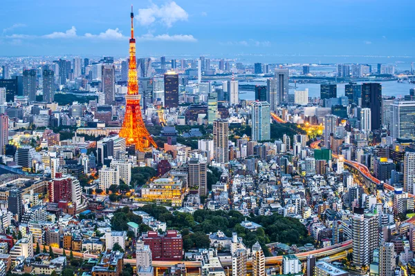 Torre de Tóquio em Tóquio, Japão — Fotografia de Stock