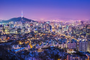 Seoul Skyline clipart