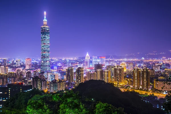 Taipei skyline — Stockfoto