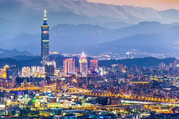 Taipei Panorama — Stock fotografie