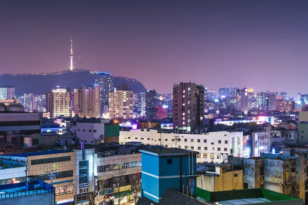 Panoramę miasta Seul — Zdjęcie stockowe