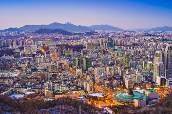 Skyline di Seoul — Foto Stock