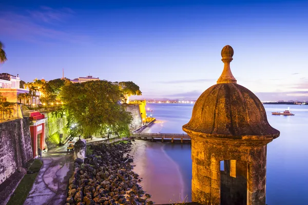 San Juan, costa de Puerto Rico — Foto de Stock