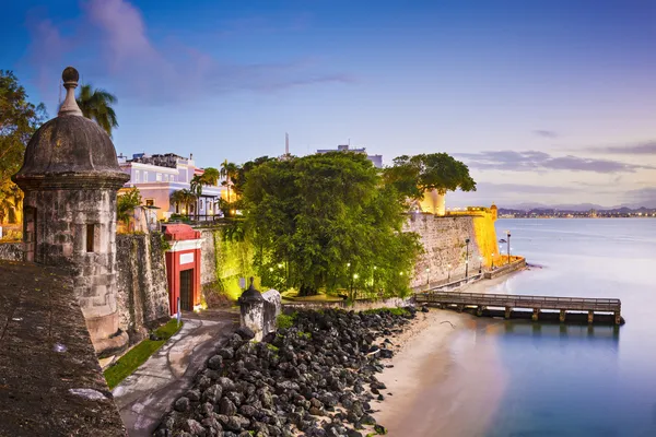 San Juan, Porto Rico côte — Photo